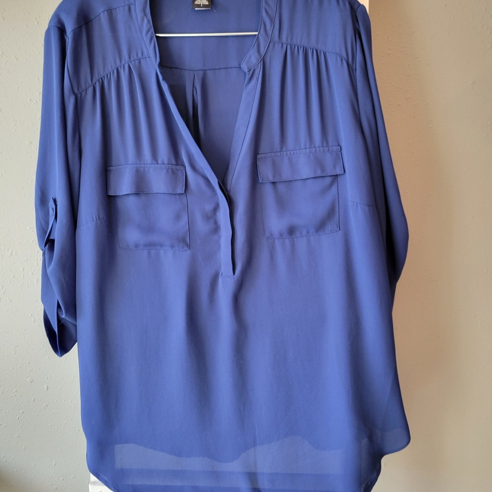 Torrid Royal Blue Blouse